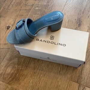 🆕 Bandolino Ardonna Women's Glittery Blue Heels